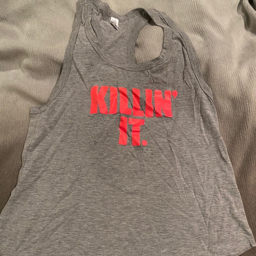 Racer back workout top